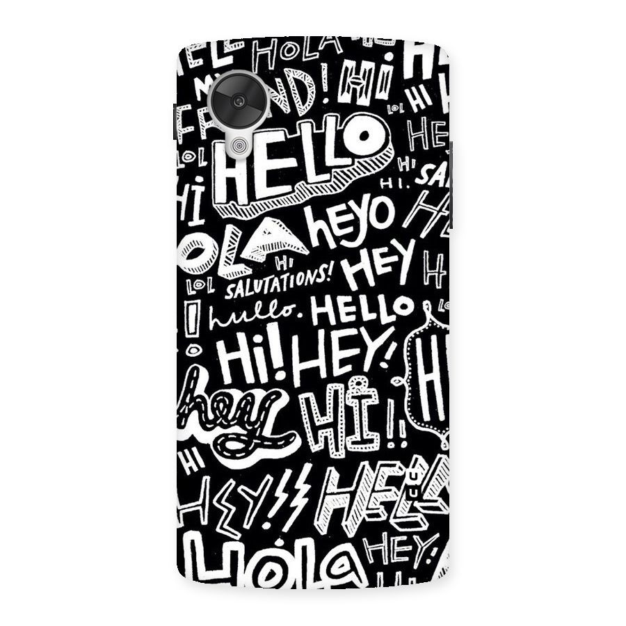 My Friend Back Case for Google Nexsus 5