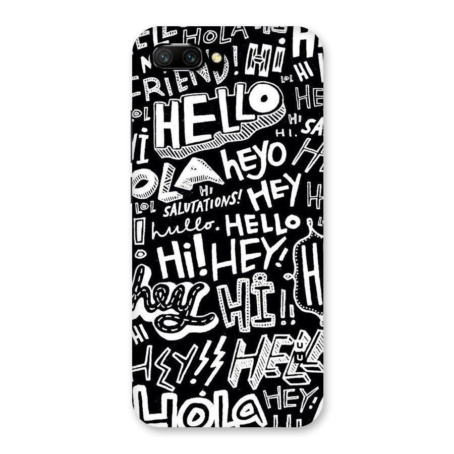 My Friend Back Case for Honor 10
