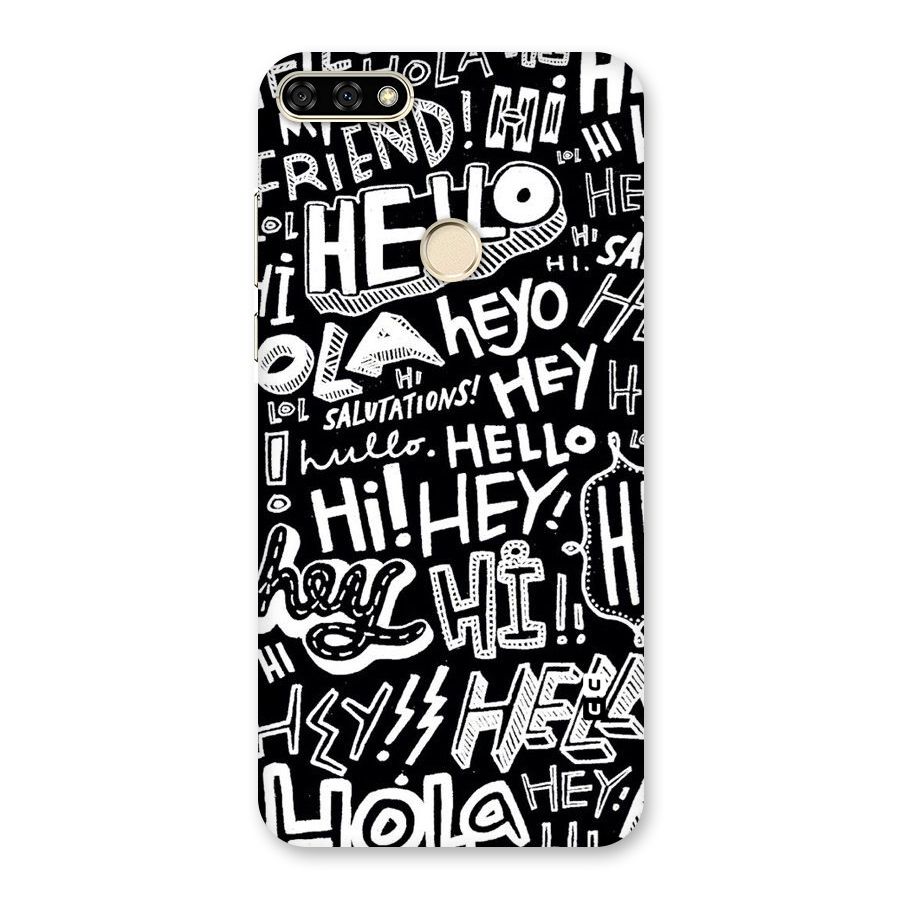 My Friend Back Case for Honor 7A