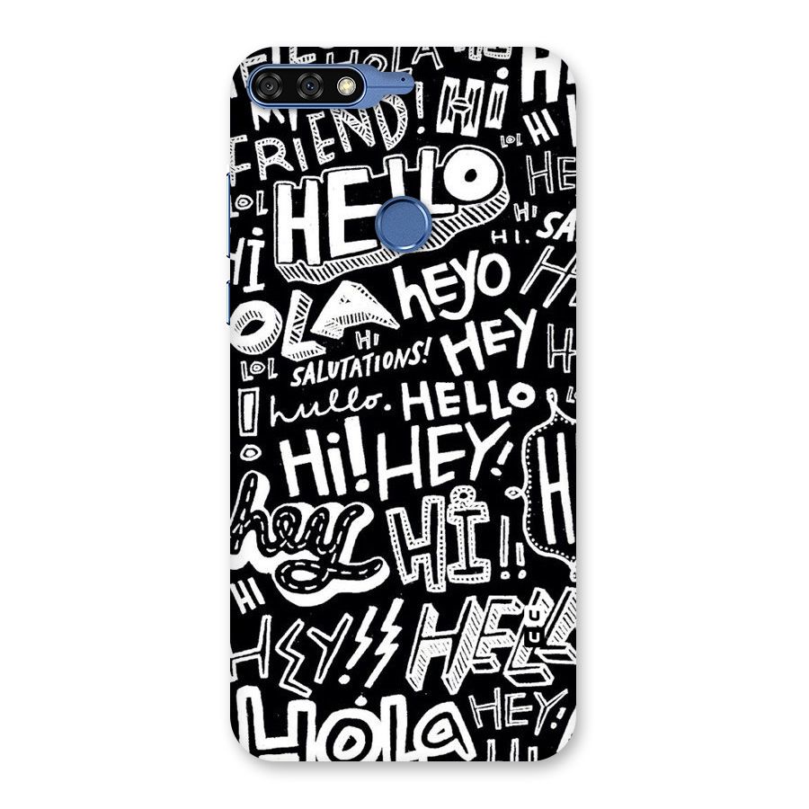 My Friend Back Case for Honor 7C