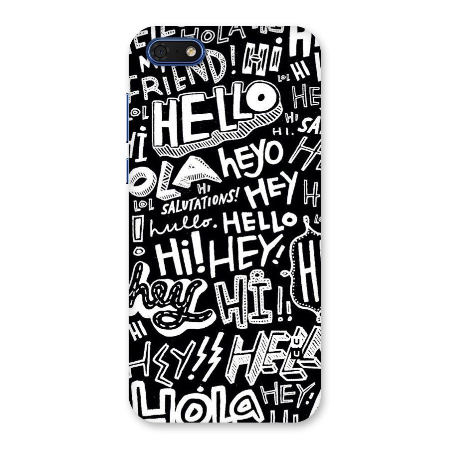 My Friend Back Case for Honor 7s