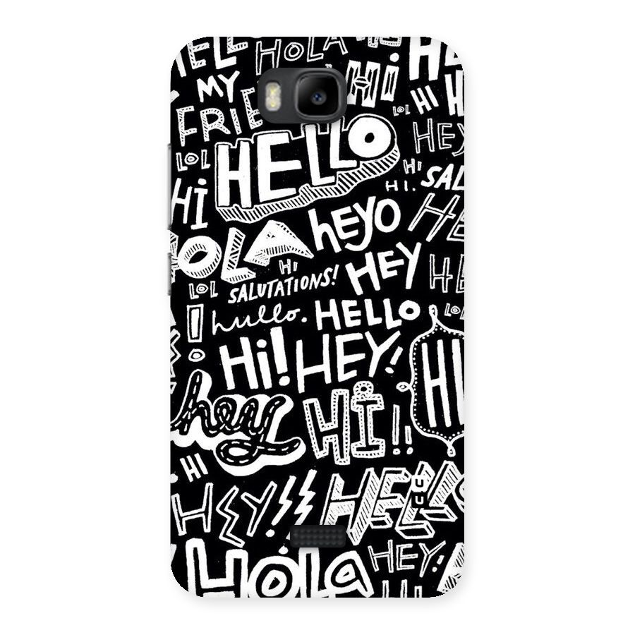 My Friend Back Case for Honor Bee