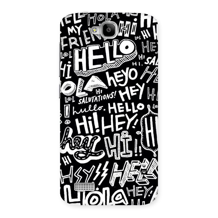 My Friend Back Case for Honor Holly