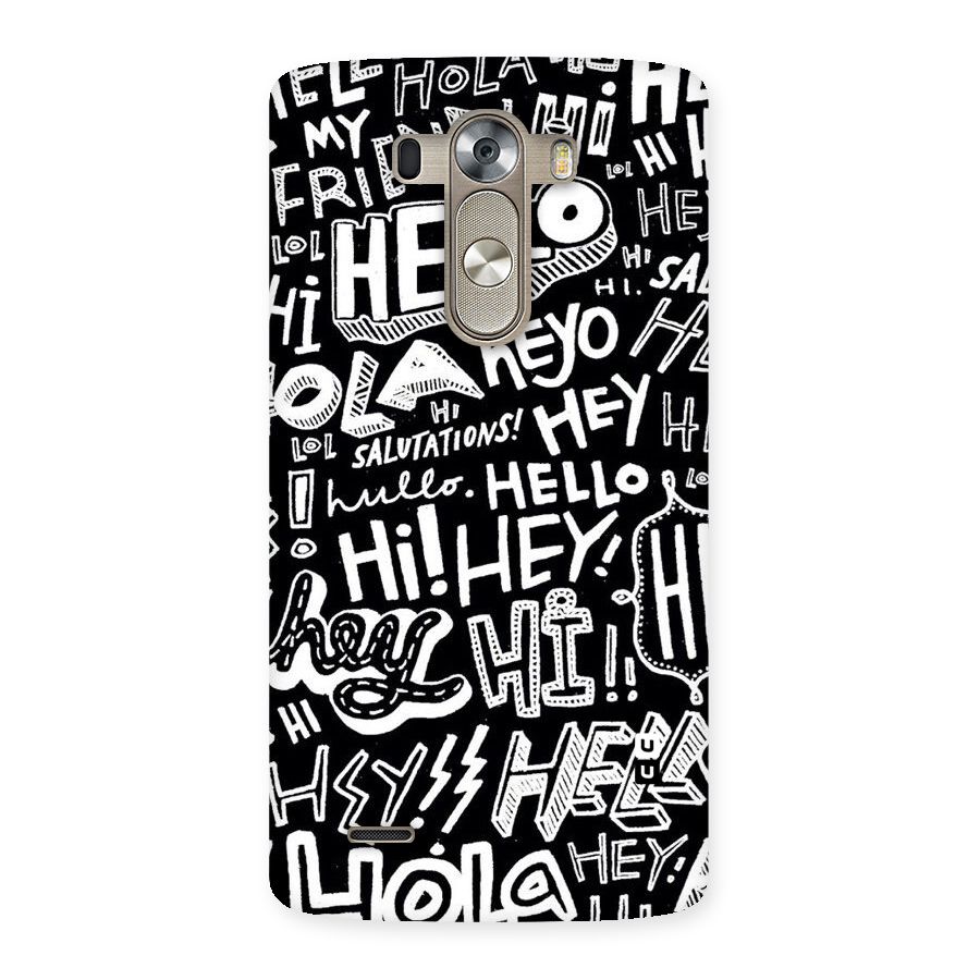 My Friend Back Case for LG G3