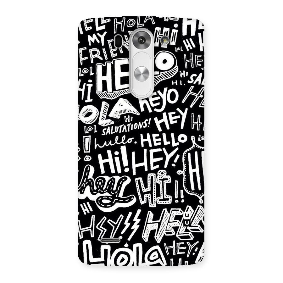 My Friend Back Case for LG G3 Mini