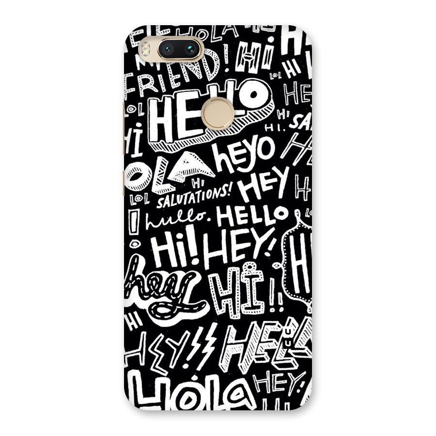 My Friend Back Case for Mi A1