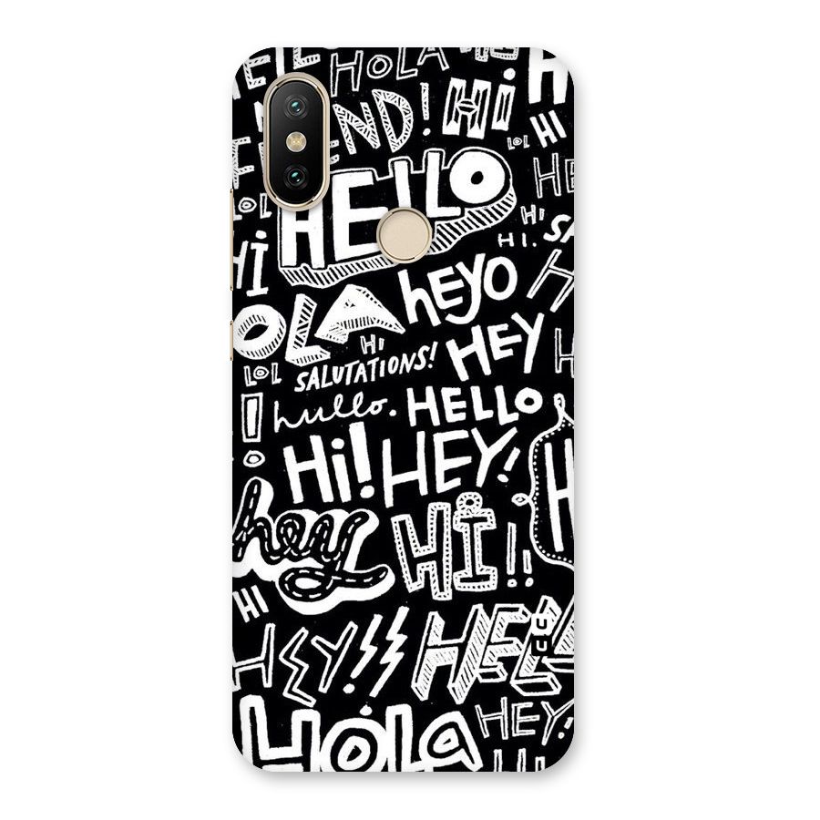 My Friend Back Case for Mi A2