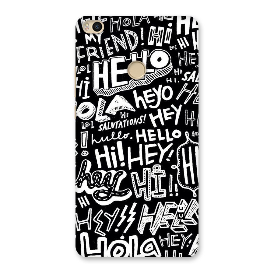 My Friend Back Case for Mi Max 2