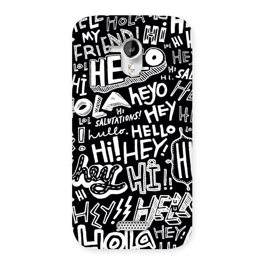 My Friend Back Case for Micromax Canvas HD A116