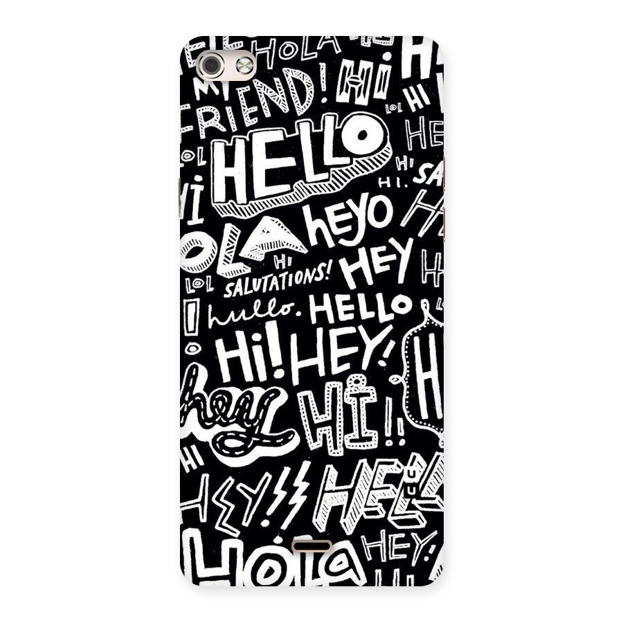 My Friend Back Case for Micromax Canvas Silver 5