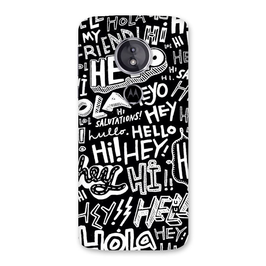 My Friend Back Case for Moto E5