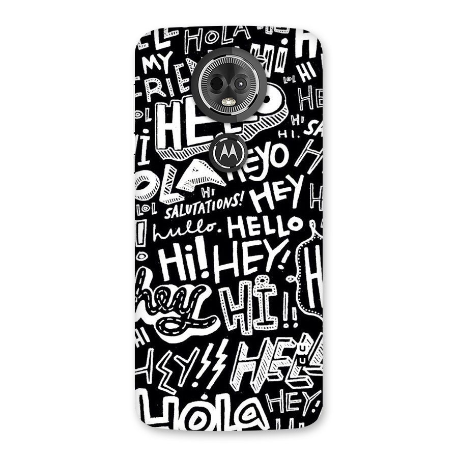 My Friend Back Case for Moto E5 Plus