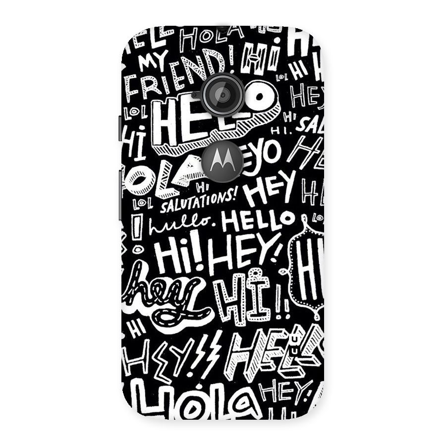 My Friend Back Case for Moto E 2nd Gen