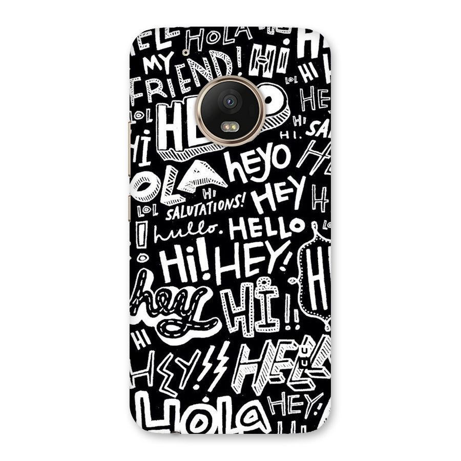 My Friend Back Case for Moto G5 Plus
