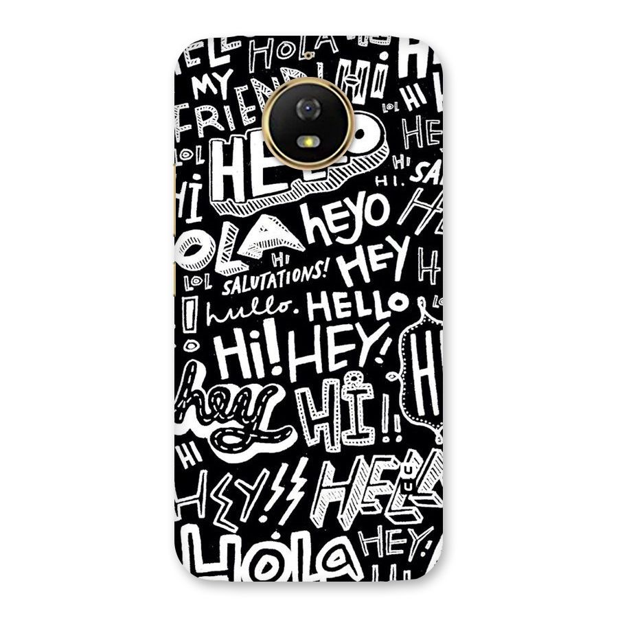 My Friend Back Case for Moto G5s