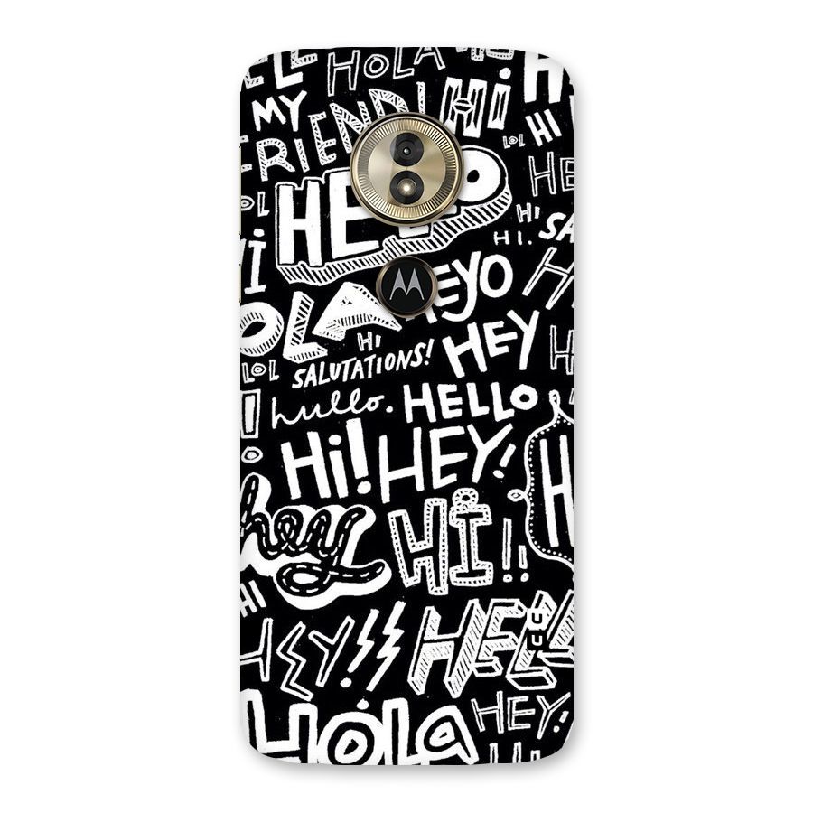 My Friend Back Case for Moto G6 Play