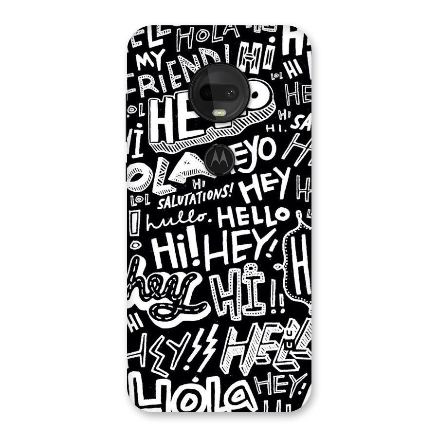 My Friend Back Case for Moto G7