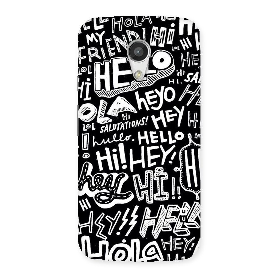 My Friend Back Case for Moto G 2nd Gen
