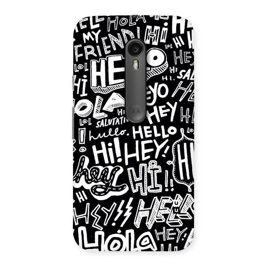 My Friend Back Case for Moto G Turbo