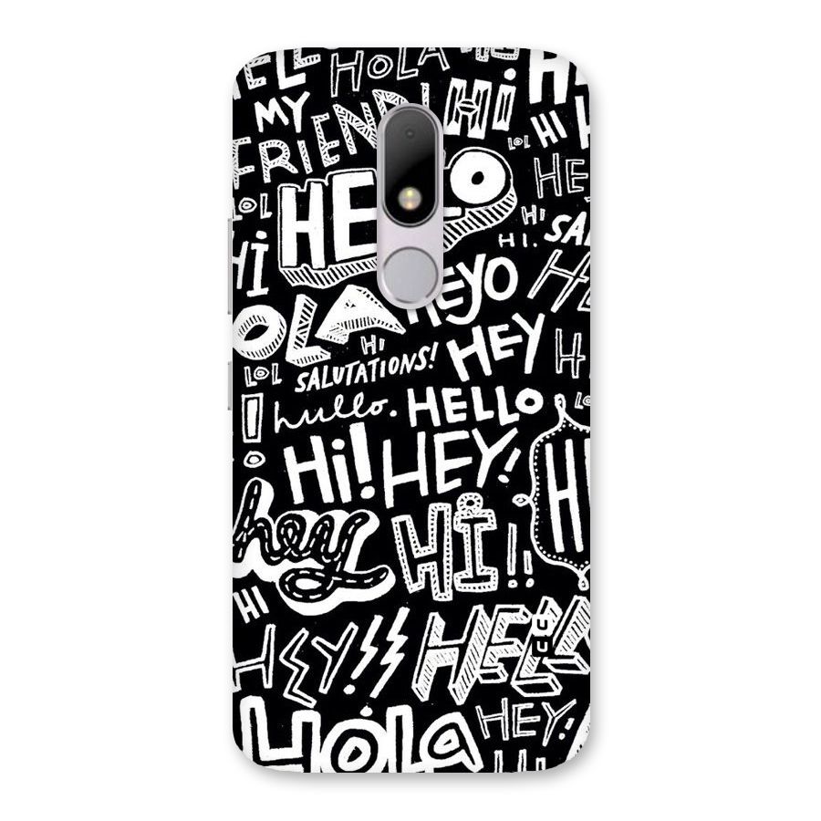 My Friend Back Case for Moto M