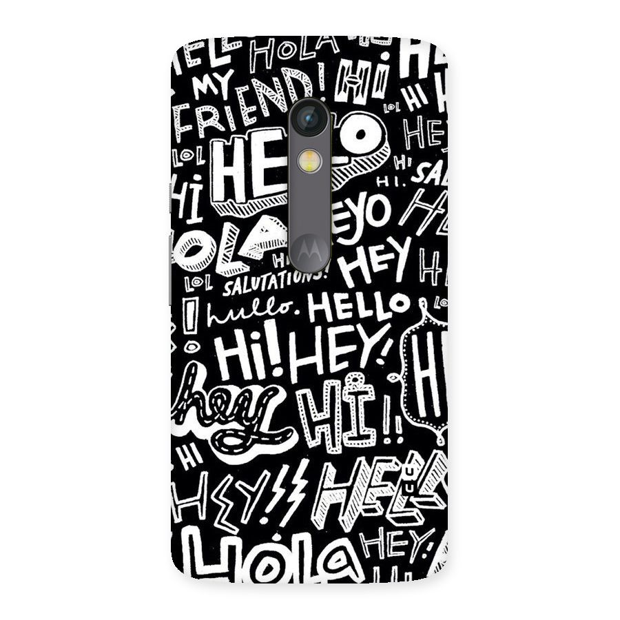 My Friend Back Case for Moto X Play