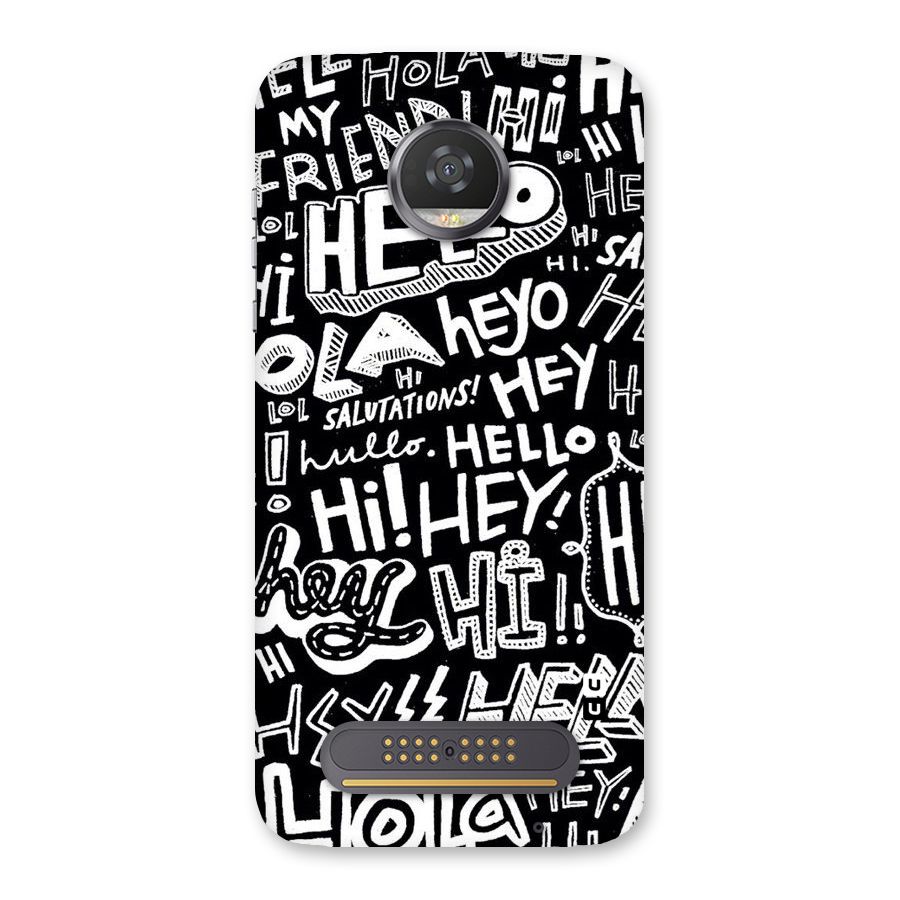 My Friend Back Case for Moto Z2 Play
