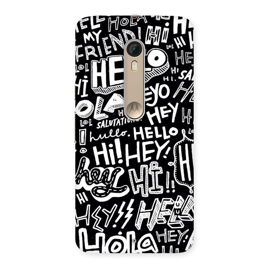 My Friend Back Case for Motorola Moto X Style