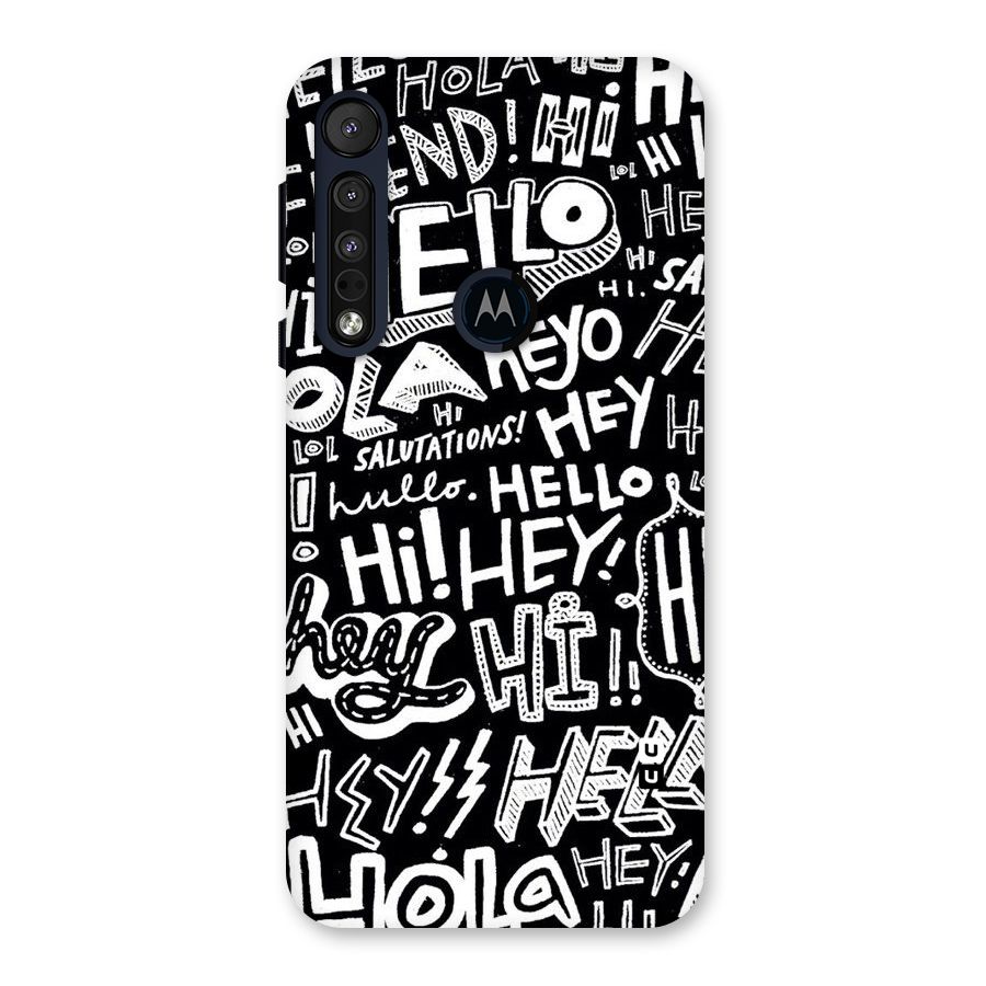 My Friend Back Case for Motorola One Macro