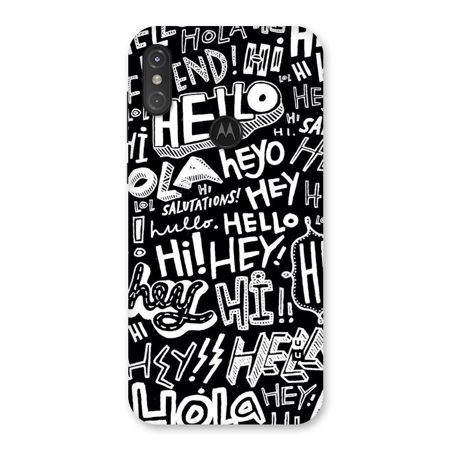 My Friend Back Case for Motorola One Power