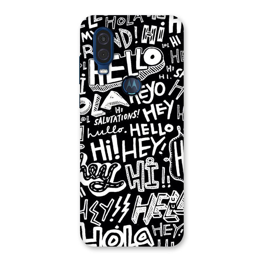 My Friend Back Case for Motorola One Vision