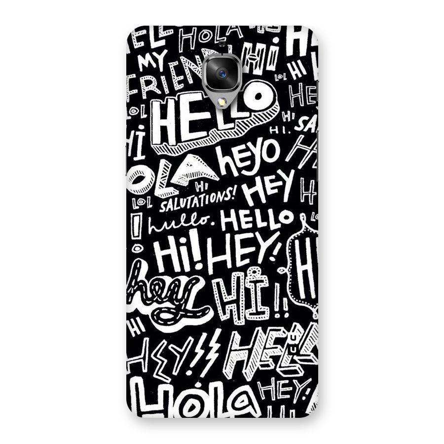 My Friend Back Case for OnePlus 3