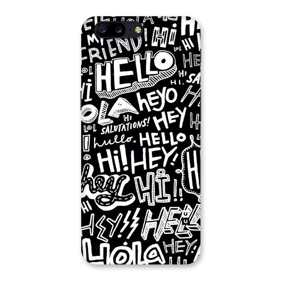 My Friend Back Case for OnePlus 5