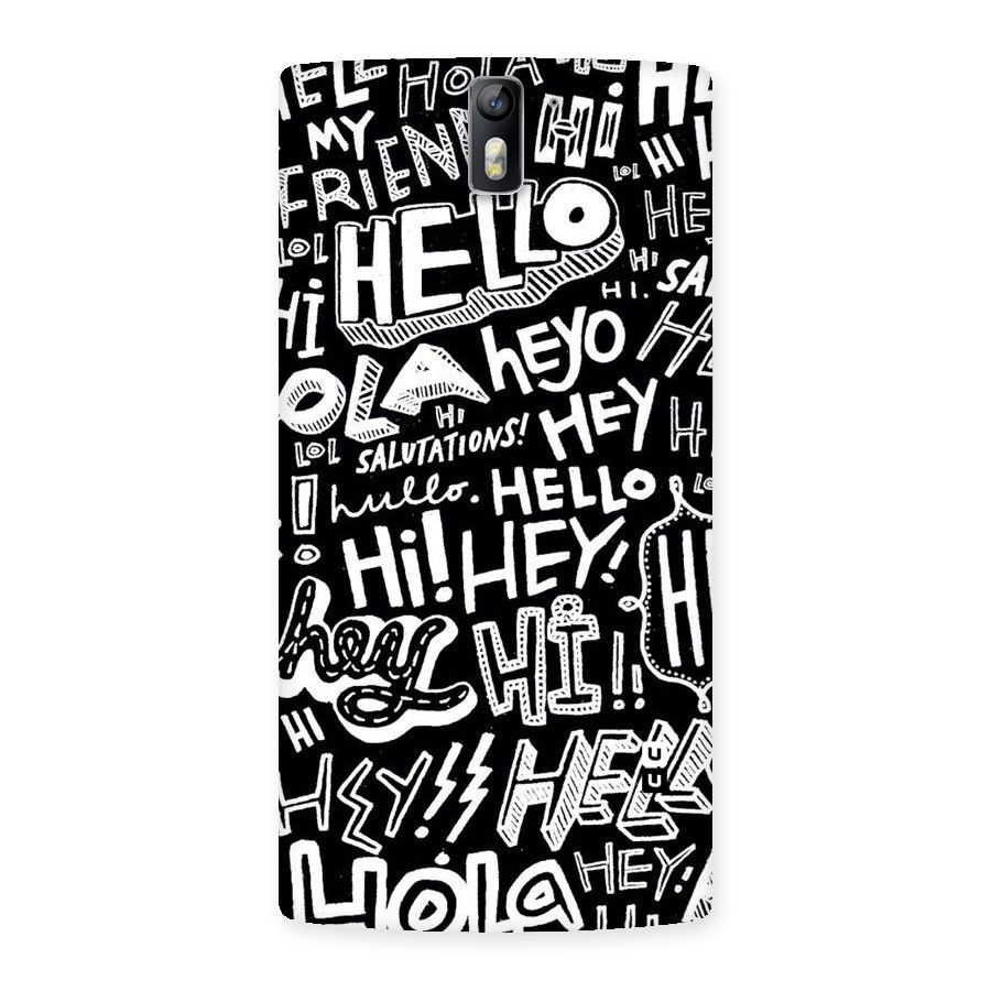 My Friend Back Case for One Plus One