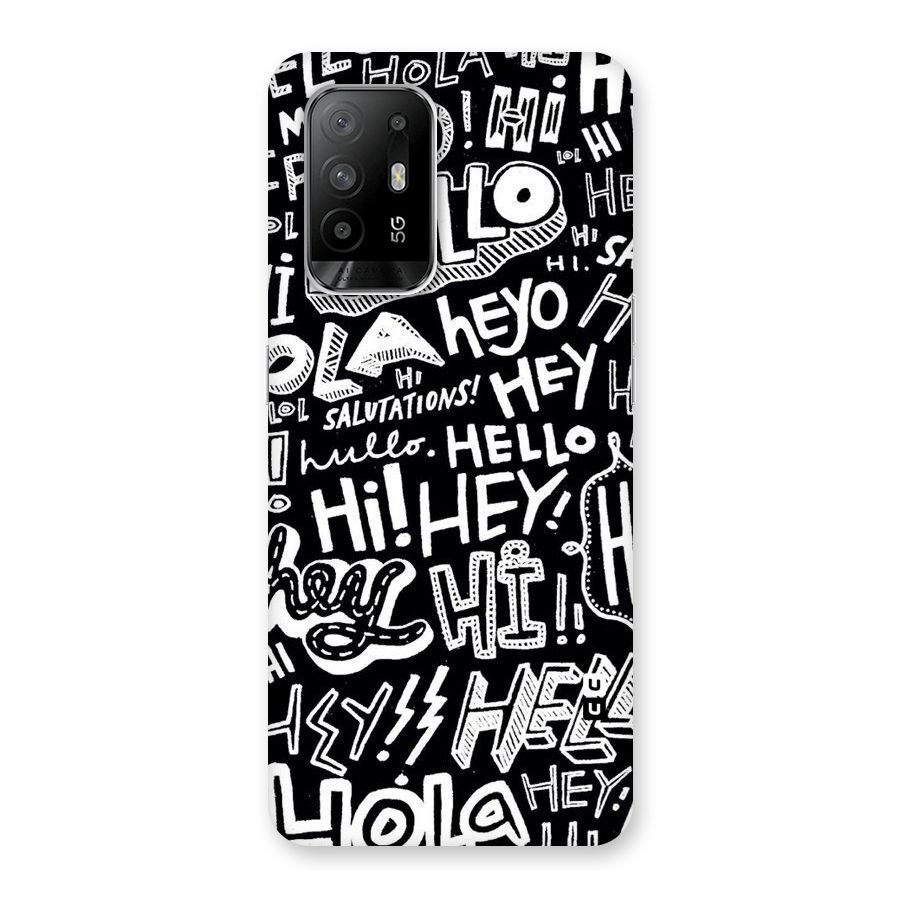My Friend Back Case for Oppo F19 Pro Plus 5G