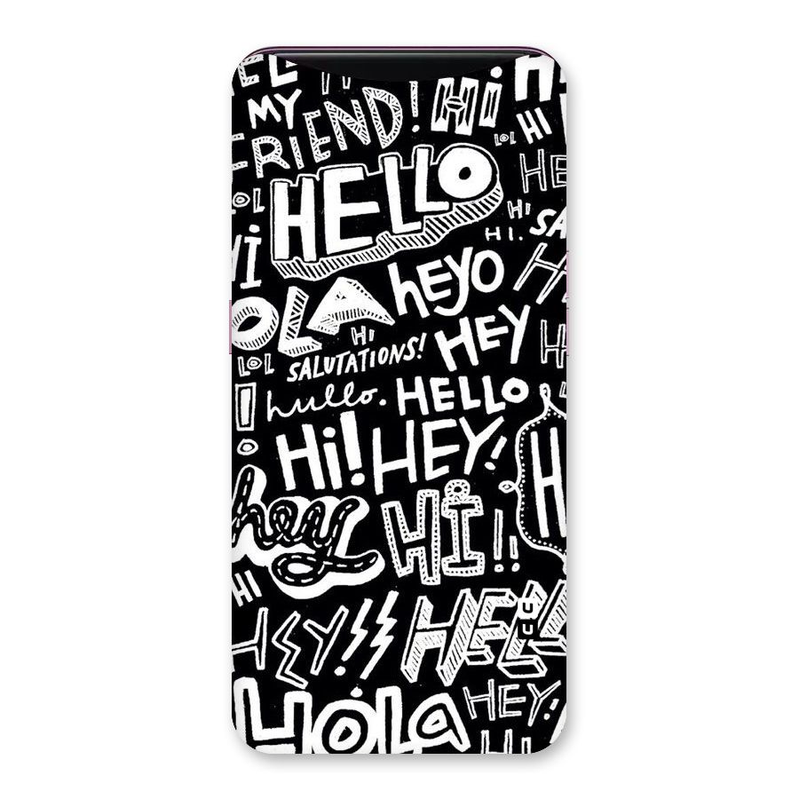 My Friend Back Case for Oppo Find X