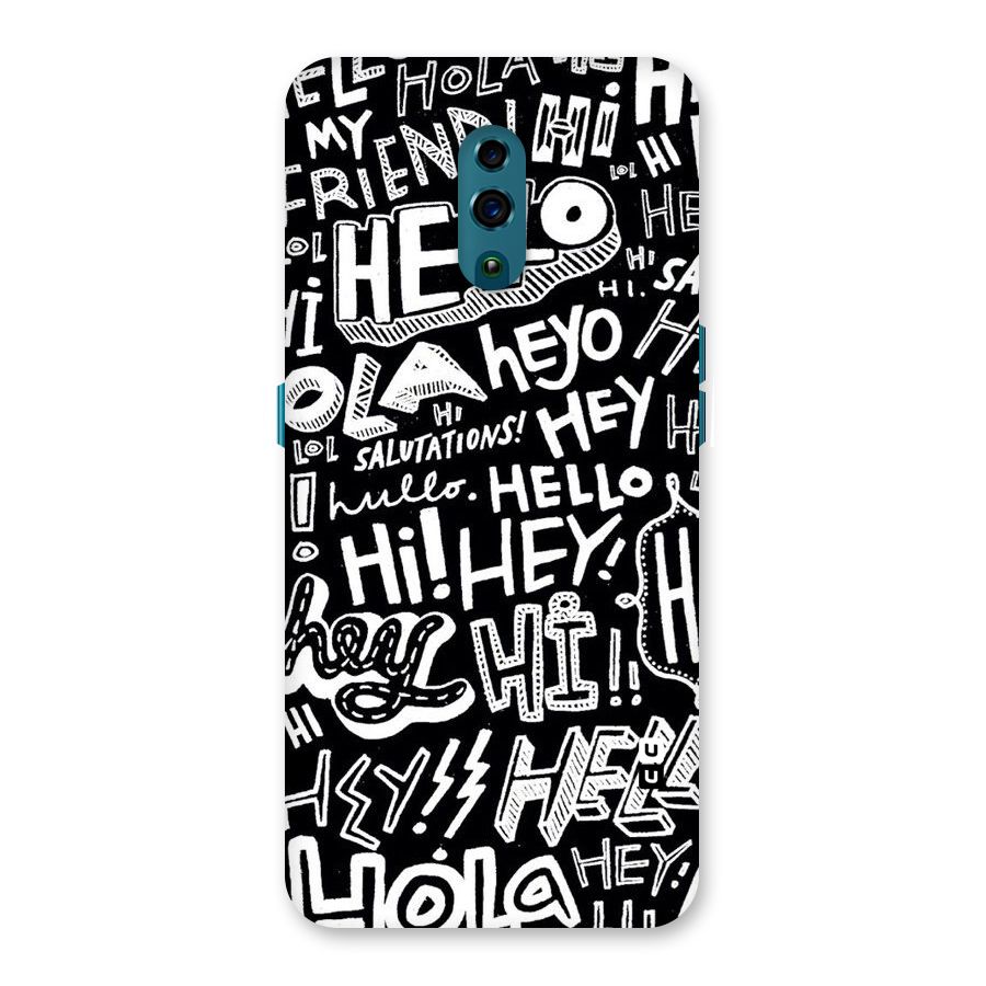 My Friend Back Case for Oppo Reno
