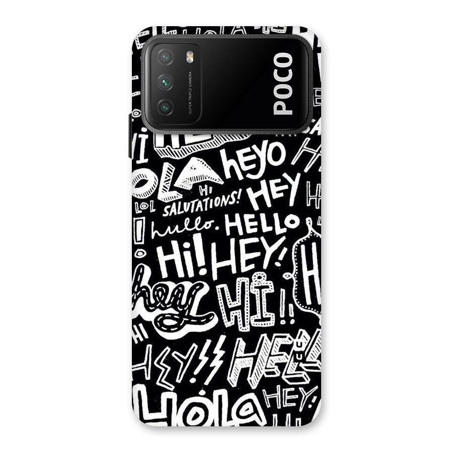 My Friend Back Case for Poco M3