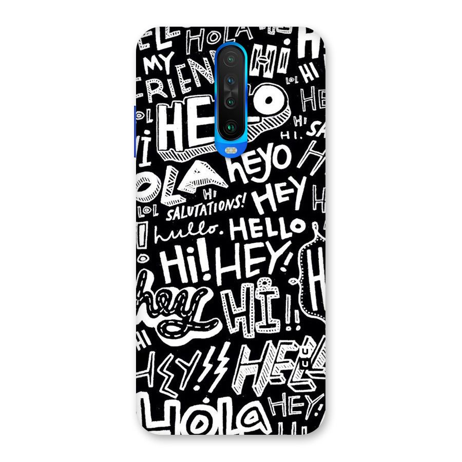 My Friend Back Case for Poco X2