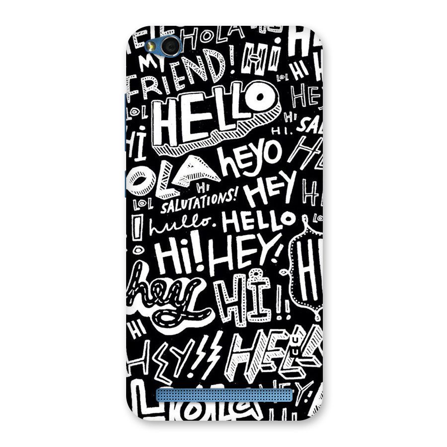 My Friend Back Case for Redmi 5A