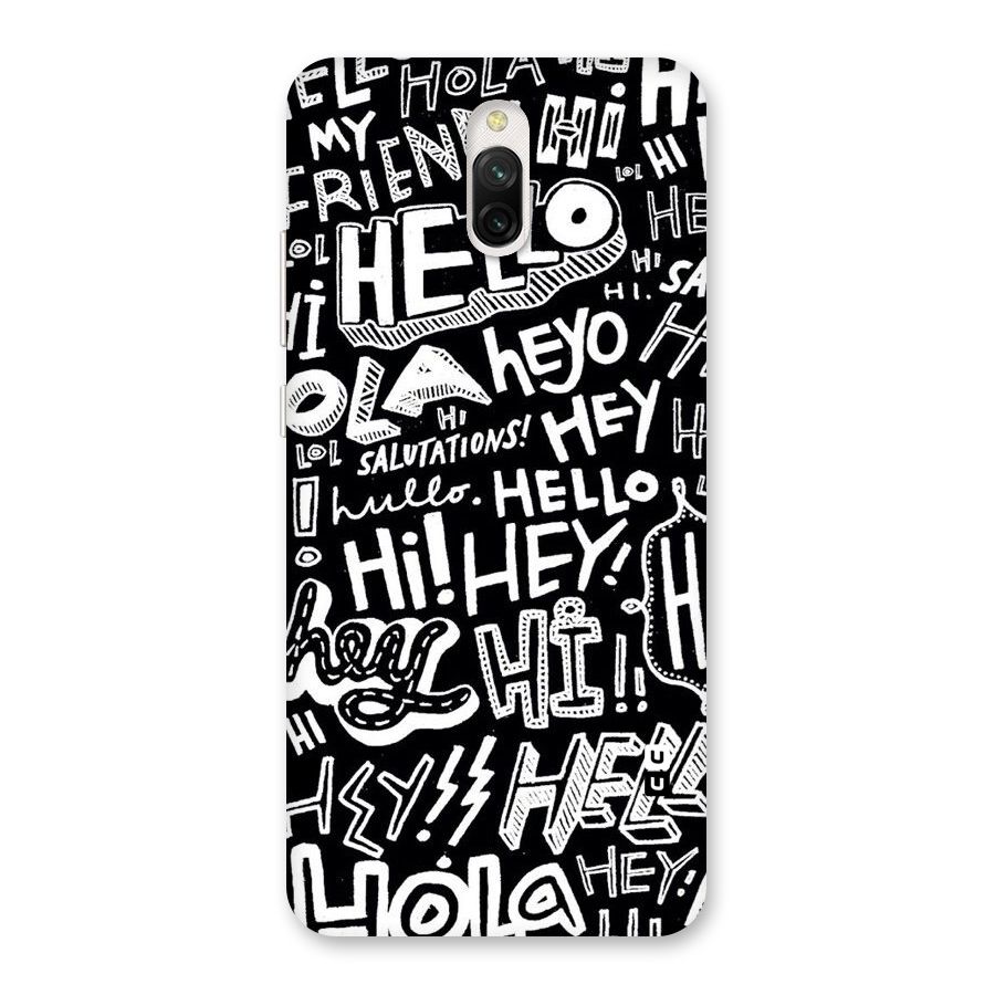 My Friend Back Case for Redmi 8A Dual