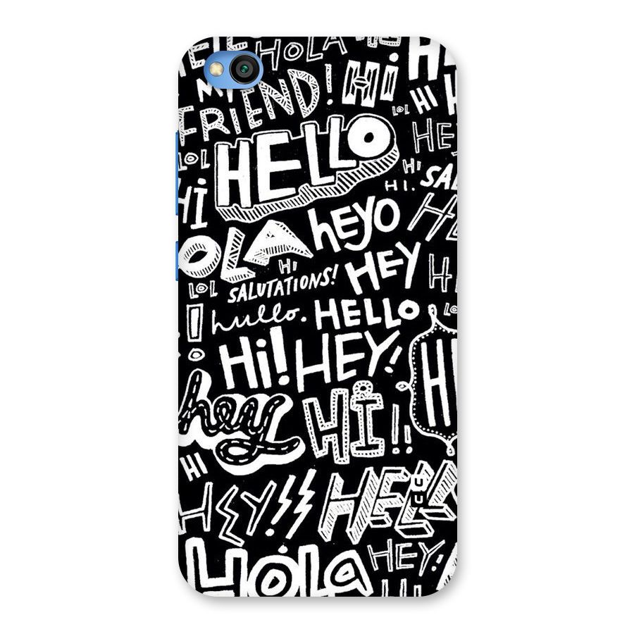 My Friend Back Case for Redmi Go