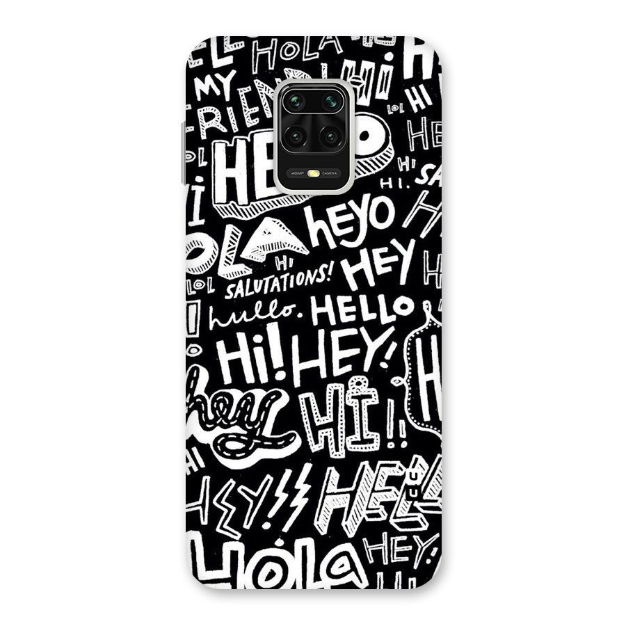 My Friend Back Case for Redmi Note 9 Pro