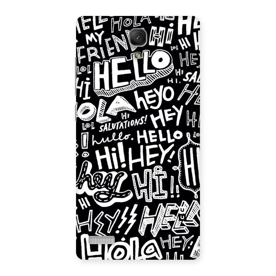 My Friend Back Case for Redmi Note Prime