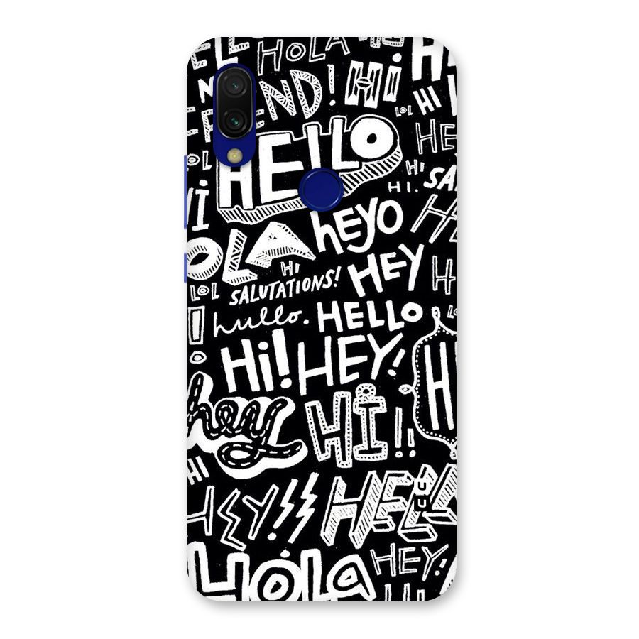 My Friend Back Case for Redmi Y3
