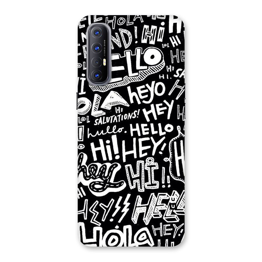 My Friend Back Case for Reno3 Pro