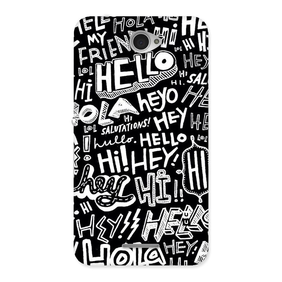 My Friend Back Case for Sony Xperia E4