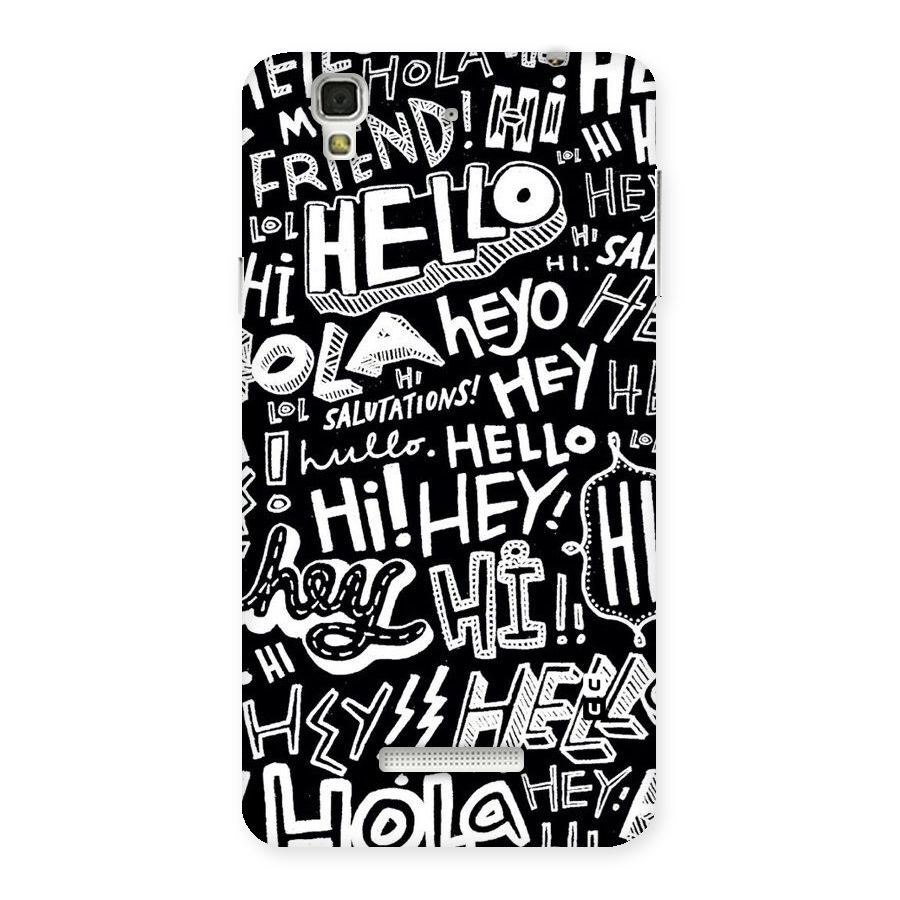 My Friend Back Case for YU Yureka Plus