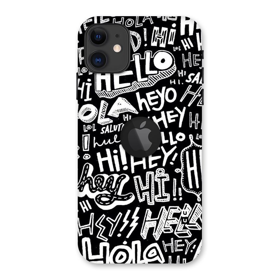 My Friend Back Case for iPhone 11 Logo Cut
