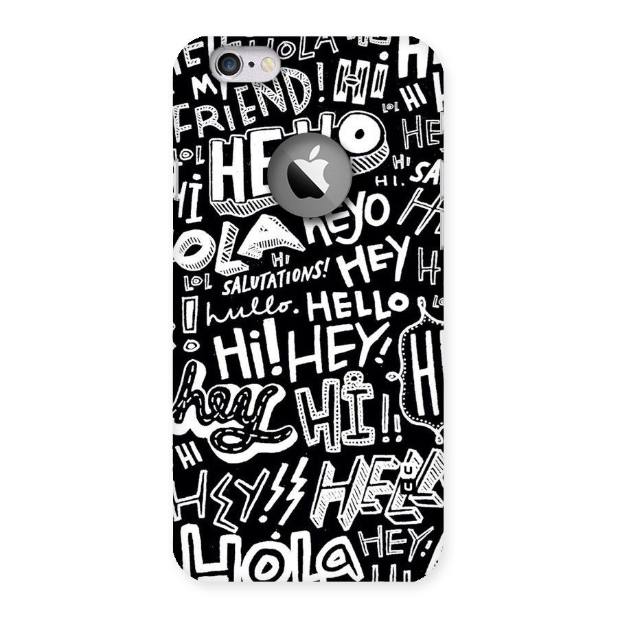 My Friend Back Case for iPhone 6 Logo Cut