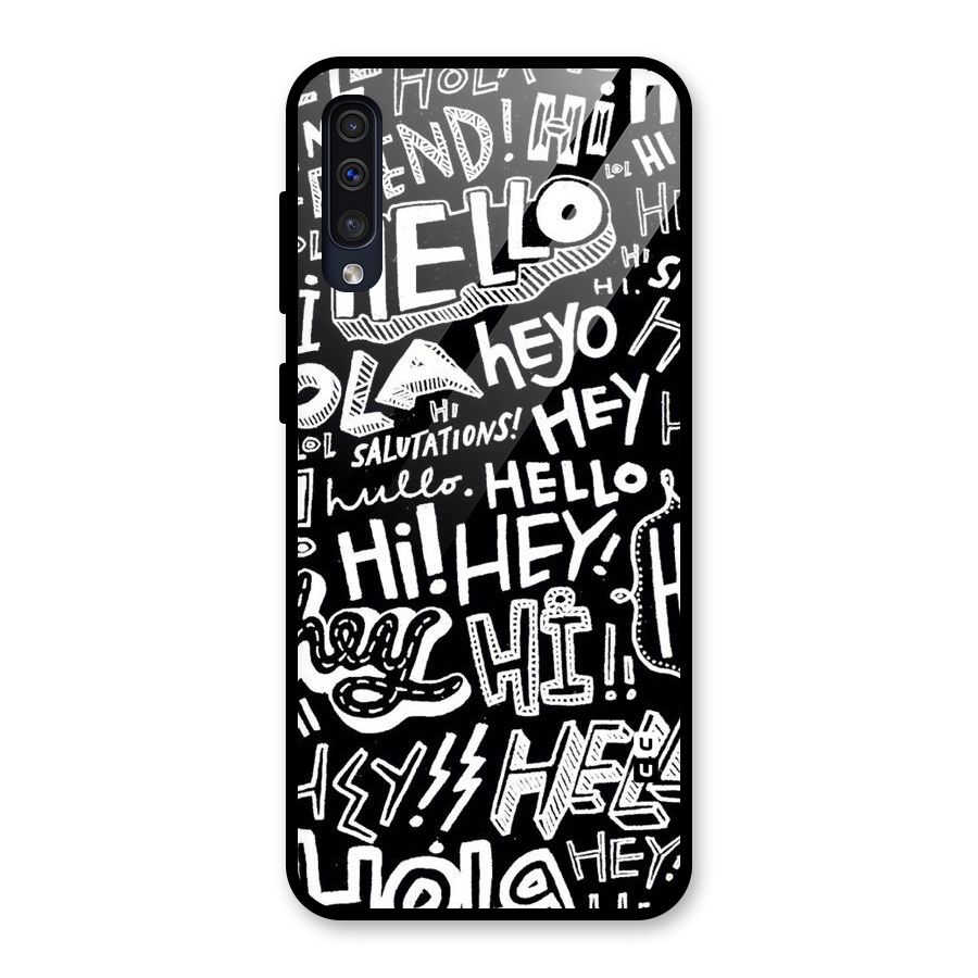 My Friend Glass Back Case for Galaxy A30s